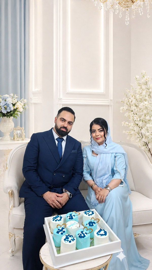 عکس عروس و داماد ۲